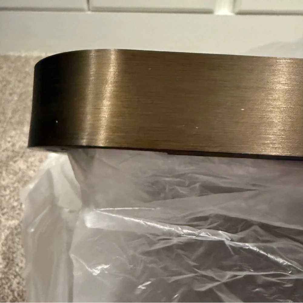 VANLIO 22x30 Bronze Framed Bathroom Mirror Brushed Metal Tempered Glass NEW